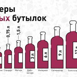 Какие бывают бутылки вина по объёму